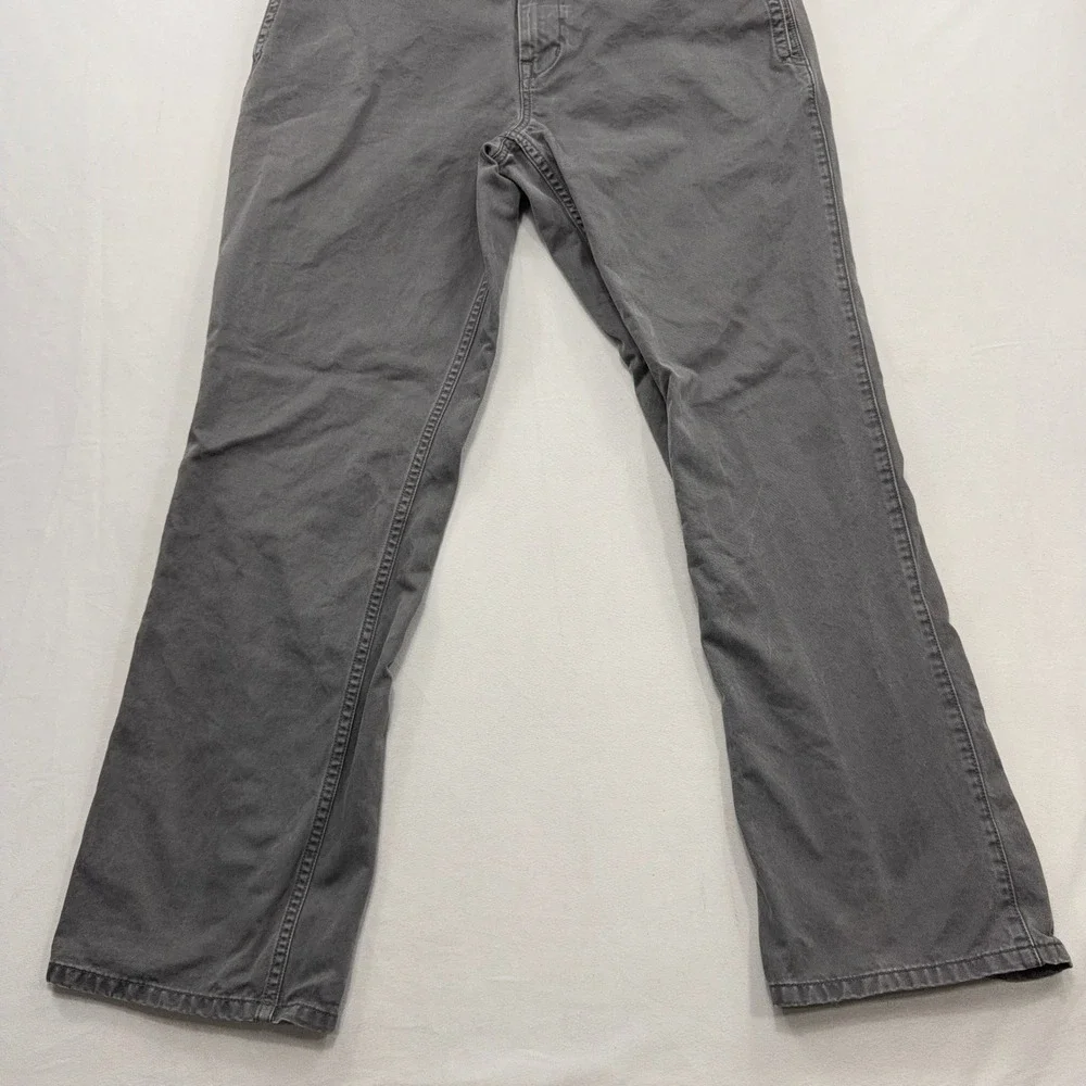 The North Face Pants Chino Straight Leg Cotton Casual Gray Mens 34 Regular
